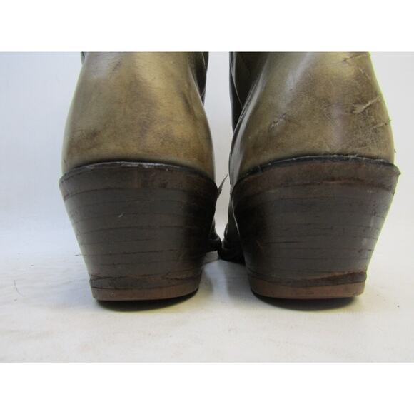 Frye Mens Size 10.5 D Marbled Gray Leather Western Cowboy Boots main image 8
